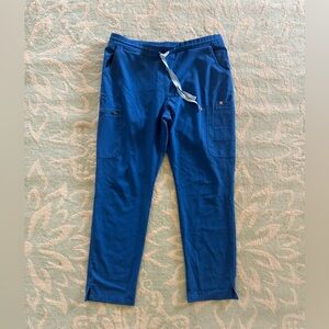 Figs Royal Blue Straight Leg Pants